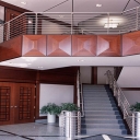 Lobby of 630 Davis Drive at Keystone Park in RTP, NC